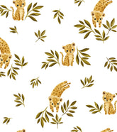 FELIDAE - Papier peint enfant - Motif petit léopard